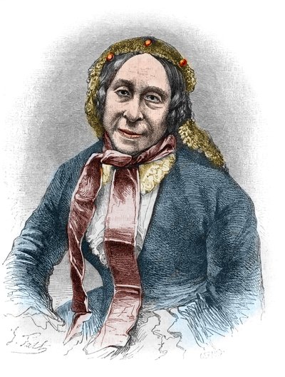 Portret Madame Desbordes Valmore (Marceline Felicite Josephine Desbordes-Valmore autorstwa Unknown artist