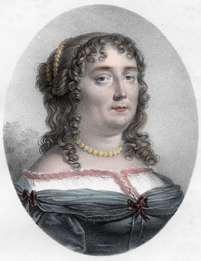 Portret Madame de Scudery (1607-1701) - Portret Madame de Scudery (lub Madeleine de Scuderi (1607 - 1701), francuska literatka) autorstwa Unknown artist