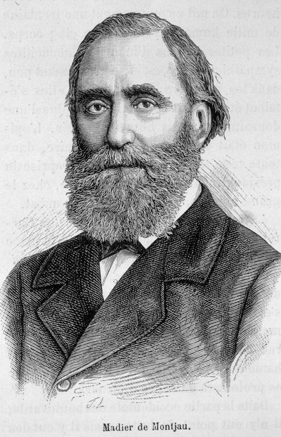 Portret Madier de Montjau, francuskiego parlamentarzysty z XIX wieku. autorstwa Unknown artist