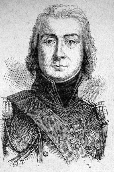 Portret Marechala Bessieresa, księcia Istrii (1768 - 1813) - w „” Les Contemporains””, b.d. koniec XIX wieku. autorstwa Unknown artist