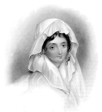 Portret Margarity Cogni (grawerunek) autorstwa Unknown artist