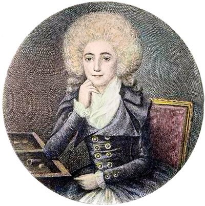 Portret Marie Adrienne Francoise de Noailles, markiza de La Fayette autorstwa Unknown artist