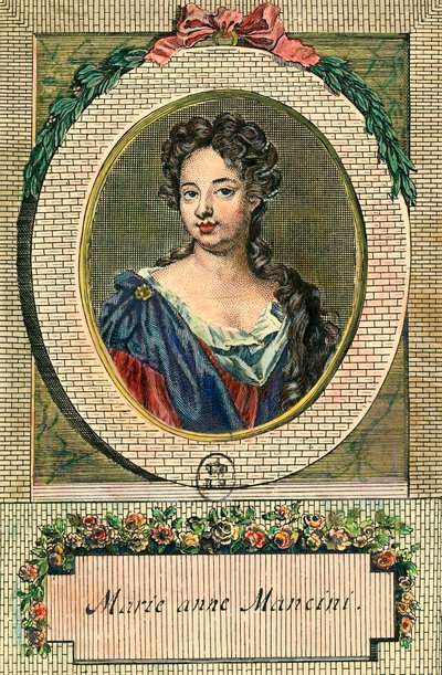 Portret Marie Anne Mancini autorstwa Unknown artist