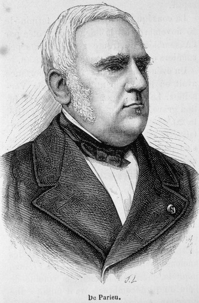 Portret Marie Louis Esquirou de Parieu, francuskiego polityka (1815-1893) autorstwa Unknown artist