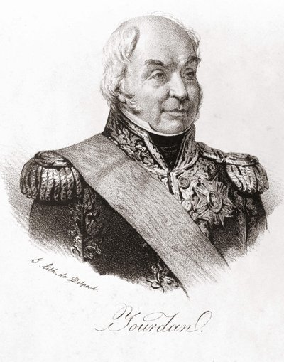 Portret marszałka Jeana Baptiste Jourdana (1762 - 1833). autorstwa Unknown artist