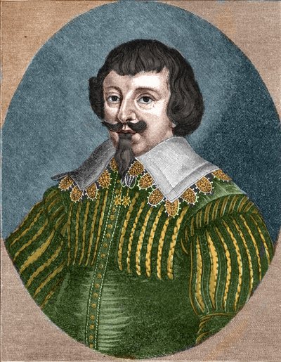 Portret Martina Opitza (Martinus Opitius) (1597-1639) ojca poezji niemieckiej. autorstwa Unknown artist