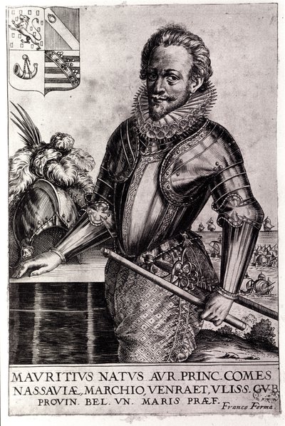 Portret Maurice de Nassau, księcia Orange (ur. w Dillenburgu) autorstwa Unknown artist