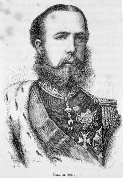 Portret Maksymiliana I z Meksyku lub Ferdynanda Maksymiliana Józefa, księcia cesarskiego i arcyksięcia Austrii, królewskiego księcia Węgier i Bohemy (1832-1867) autorstwa Unknown artist