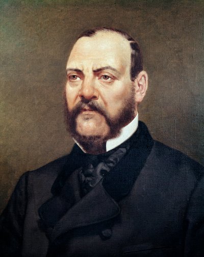 Portret meksykańskiego polityka Ignacio Comonforta (1812-1863) Anonimowe malowanie - XIX-wieczne miasto Meksyk, Narodowe Muzeum Historyczne, Chateau de Chapultepec autorstwa Unknown artist