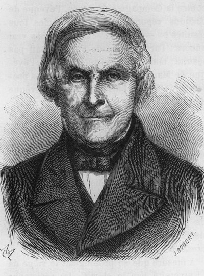 Portret Micheleta, francuskiego historyka i pisarza (1798 - 1874) autorstwa Unknown artist