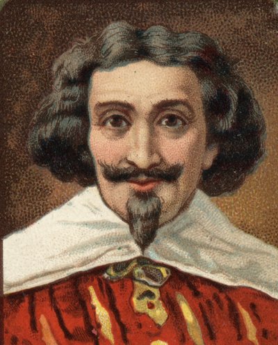 Portret Miguela de Cervantesa (1547-1616) Hiszpański pisarz Miguel Cervantes de Saavedra. autorstwa Unknown artist