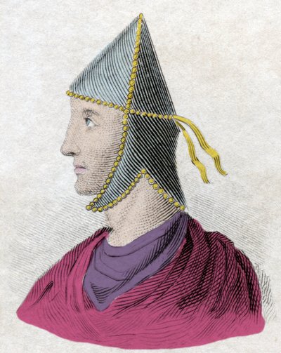 Portret Mitrydatego VI Eupatora zwanego Wielkim (w. 132-63 p.n.e.), Króla Mostu. (Mitridate, re di Ponto) Rycina XIX wieku. autorstwa Unknown artist