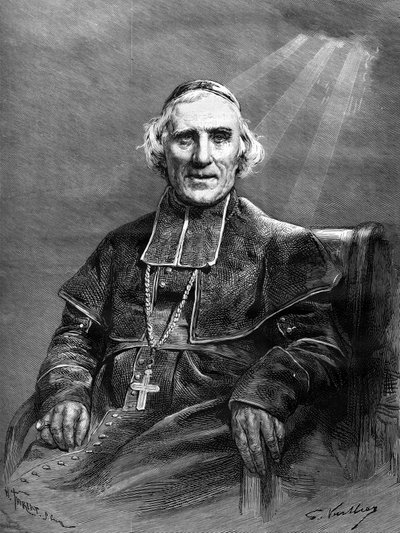 Portret prałata: Josepha Hippolyte Guiberta (1802-1886). autorstwa Unknown artist