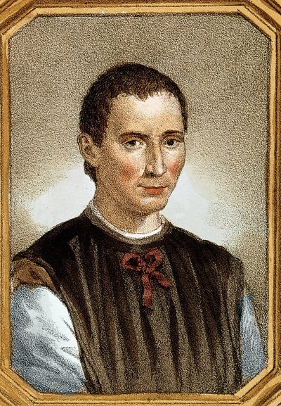 Portret Niccolo – Bernardo dei Machiavelli (Nicolas Machiavel autorstwa Unknown artist