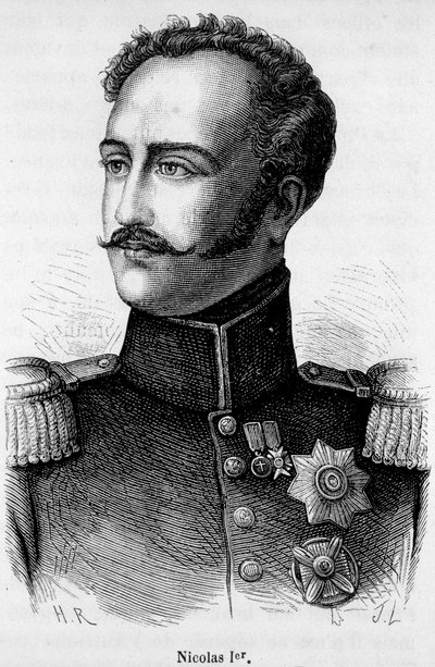 Portret Mikołaja I, cesarza Rosji (1796 - 1855) autorstwa Unknown artist