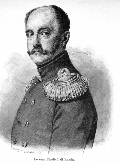 Portret Mikołaja I Pawłowicza z Rosji (1796 - 1855) autorstwa Unknown artist