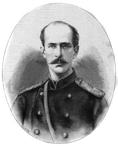 Portret Mikołaja Maksymilianowicza z Leuchtenbergu, księcia Leuchtenberg i księcia Romanowskiego (1843-1891) - Znakomity pamiętnik z 1891 roku autorstwa Unknown artist