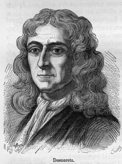 Portret Nicolasa Desmaretsa lub Desmaretza, pana Maillebois i bratanka Colberta. 1648-1721 autorstwa Unknown artist