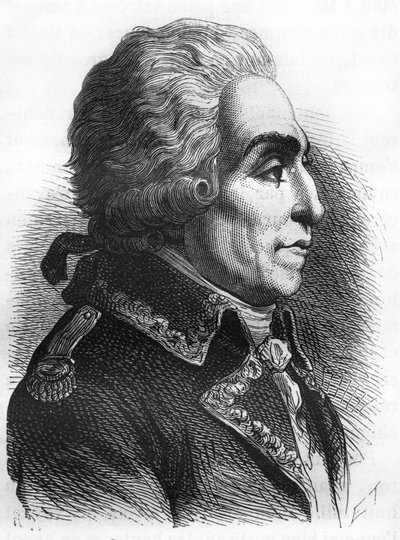 Portret Nicolasa Lucknera (1722-1794) Marszałek Francji. autorstwa Unknown artist