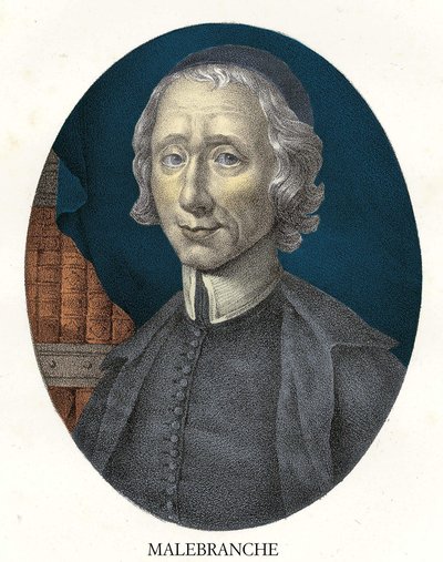 Portret Nicolasa Malebranche (1638 - 1715) Francuski filozof i teolog. autorstwa Unknown artist
