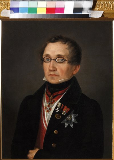 Portret Nikołaja Fiodorowicza Smirnoja (1790-1851), Anonim. Olej na płótnie, początek lat 20. XIX wieku, Państwowe Muzeum A.S. Puszkin, Moskwa autorstwa Unknown artist