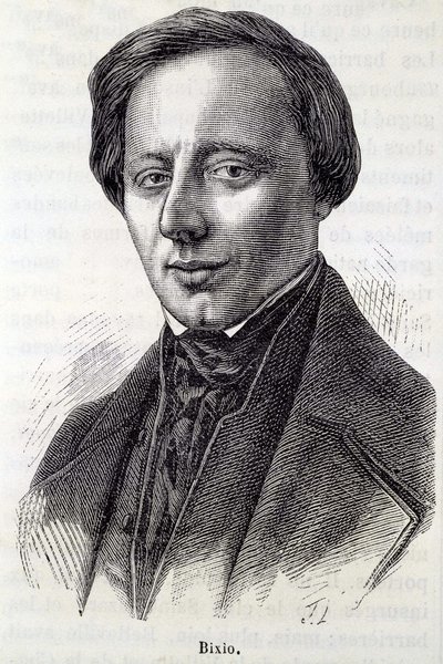 Portret Nino Bixio (1821-1873), włoskiego wojskowego i polityka. autorstwa Unknown artist