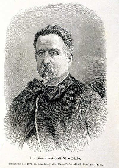 Portret Nino Bixio (1821-1873) włoskiego polityka autorstwa Unknown artist