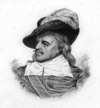 Portret Oliviera Cromwella (1599-1658), angielskiego męża stanu autorstwa Unknown artist