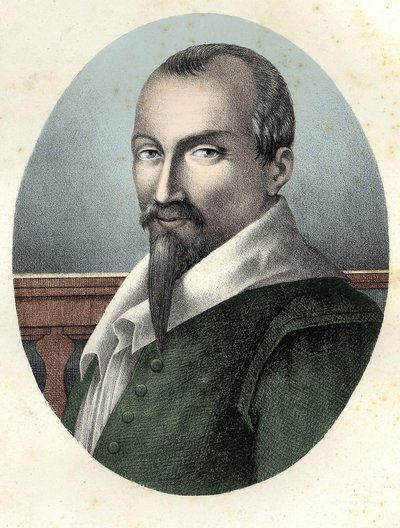 Portret Oliviera De Serres (w. 1539 - 1619) francuskiego agronoma. autorstwa Unknown artist