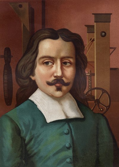 Portret Otto von Guericke (Otto de Guericke autorstwa Unknown artist