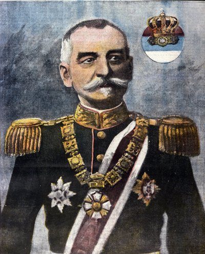 Portret Piotra I Serbii (Karageorgevic autorstwa Unknown artist