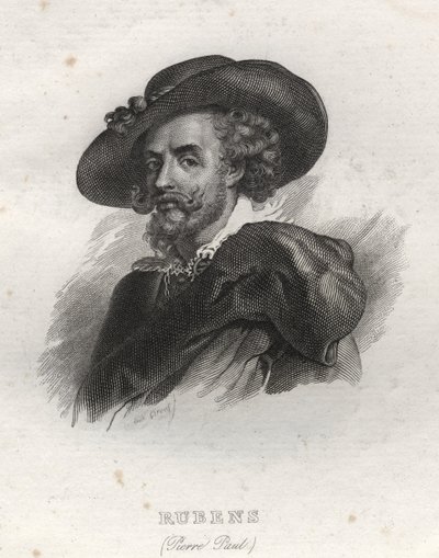Portret Pierre Paul (Pierre-Paul) Rubens (lub Peter Paul lub Petrus Paulus) (1577-1640) autorstwa Unknown artist
