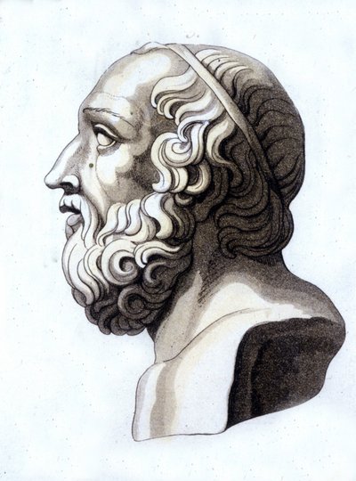 Portret Platona (-428; -348). autorstwa Unknown artist