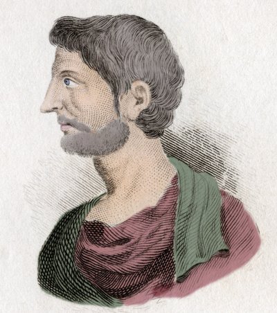 Portret Pompejusza Wielkiego (Gneo Pompeo Wielki lub Gnaeus Pompeius Magnus autorstwa Unknown artist