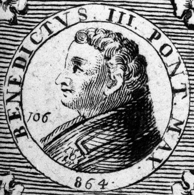 Portret papieża Benedykta III lub Benedykta 3. autorstwa Unknown artist