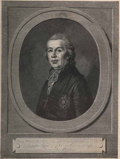 Portret księcia Karola Theodora von Dalberg (1744-1817), arcybiskupa i męża stanu, pisarza i filozofa autorstwa Unknown artist