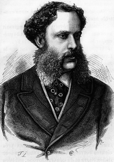 Portret księcia Ryszarda Metternich-Winnebourg (Metternich Winnebourg) (1829 - 1895), od 1859 ambasadora Austrii w Paryżu. Rycina z końca XIX wieku w „Histoire de France” H. Martina. autorstwa Unknown artist