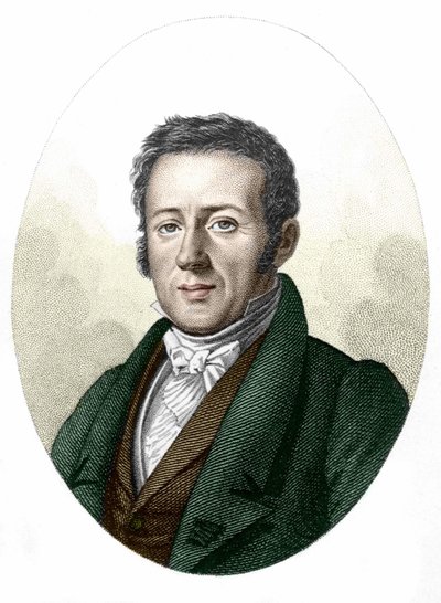 Portret René Primrose Lesson (1794-1849), przyrodnika i biologa. autorstwa Unknown artist