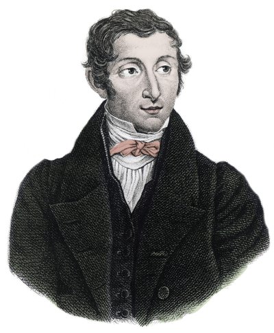 Portrait of Rene Caillie - angielski odkrywca - Portrait of Rene Caillie (1799 -1838) odkrywca angielski autorstwa Unknown artist