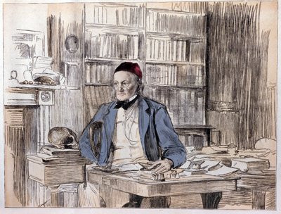 Portret Richarda Owena (1810-1890), angielskiego przyrodnika. autorstwa Unknown artist