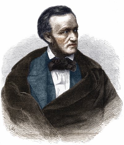 Portret Ryszarda Wagnera (1813 - 1883). autorstwa Unknown artist
