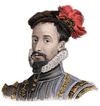Portret Roberta Dudleya (1532-1588) hrabiego Leicester, ulubionego Elżbiety I (Robert Dudley autorstwa Unknown artist