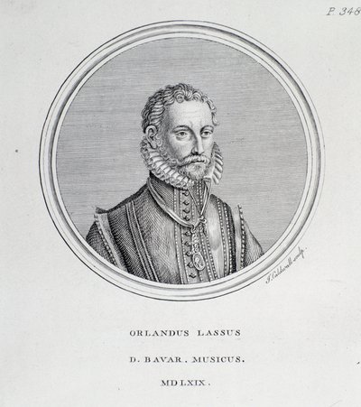 Portret Rolanda de Lassusa (rycina autorstwa Unknown artist