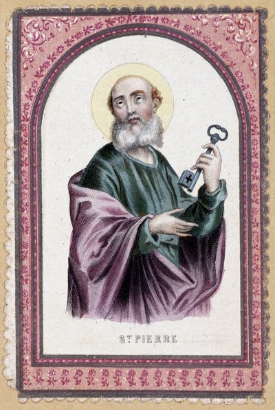 Portret Świętego Piotra w Kluczu - XIX w. autorstwa Unknown artist