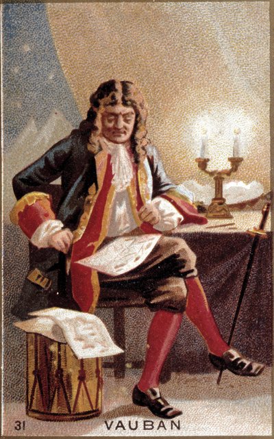 Portret Sébastiena Le Prestre de Vauban (1633-1707), marszałka Francji. autorstwa Unknown artist
