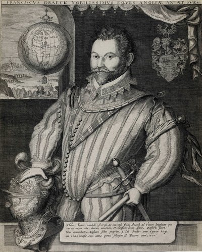 Portret Sir Francisa Drake
