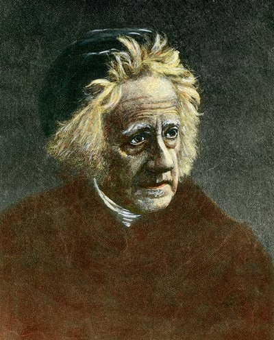 Portret Sir Johna Herschela (1792 - 1871) brytyjskiego astronoma. autorstwa Unknown artist
