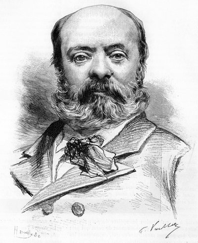 Portret Teodora Aubanel (1829-1886) Francuski poeta i dramaturg. autorstwa Unknown artist