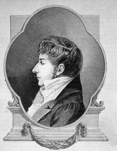Portret Toma Souville, korsarza z Calaisian (1777 - 1839) - w „” Les Contemporains ””, b.d. koniec XIX wieku. autorstwa Unknown artist