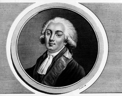 Portret Trophy-Gerarda, hrabiego Lally, barona z Tollendal, a następnie markiza Lally-Tollendal, lepiej znanego jako Gerard de Lally Tollendal (1751-1830), oddelegowanego do Stanów Generalnych w 1789 r. Grawerowanie w „” Kompletny zbiór historycznych obraz autorstwa Unknown artist